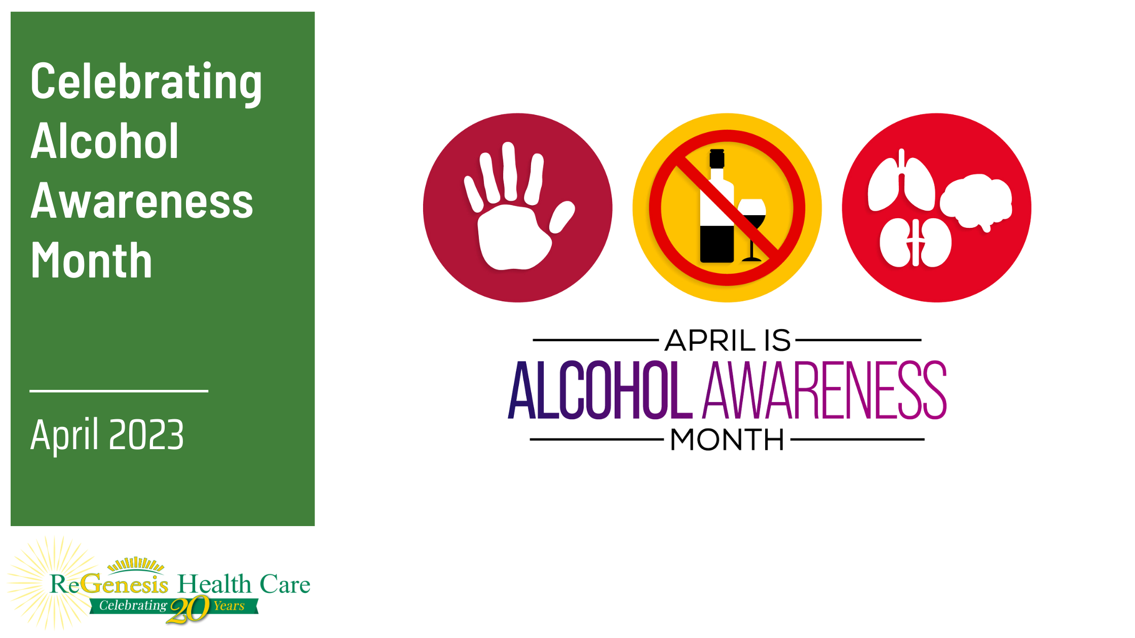 National Alcohol Awareness Month Community Health Center ReGenesis