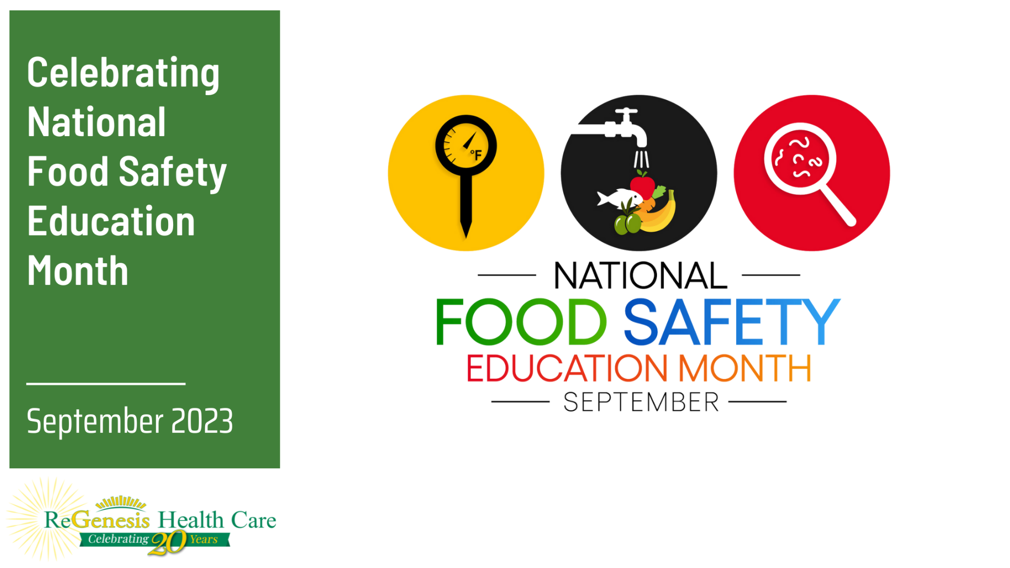 National Food Safety Education Month Community Health Center